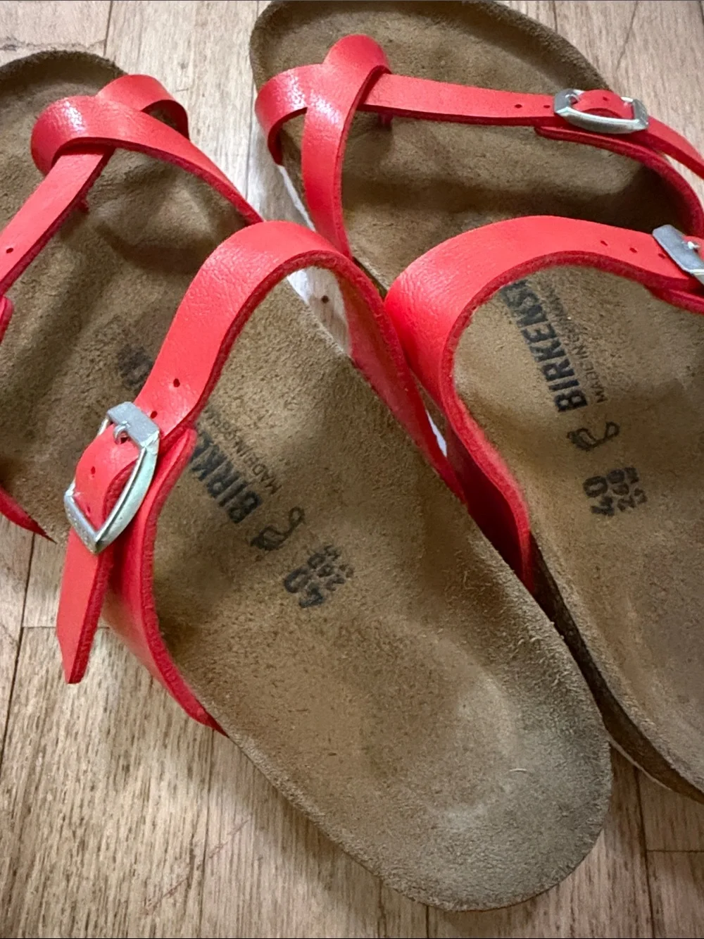 Red Mayari Birkenstock Sandals